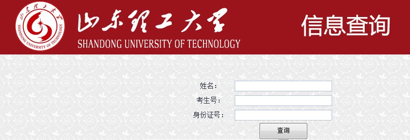 山东理工大学2013<a href='' target='_blank'><u>高考录取</u></a>结果查询入口