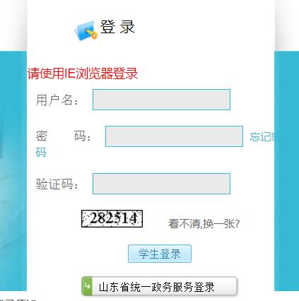 威海政务服务网中考成绩查询系统系统